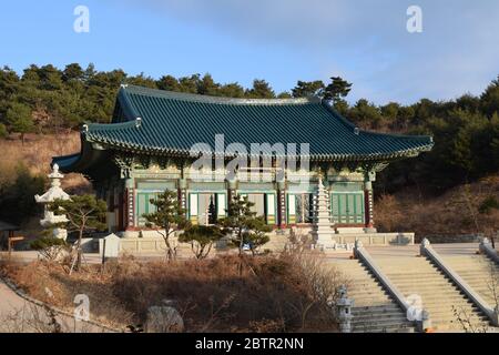 Tempio di Naksansa, Corea del Sud Foto Stock