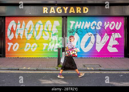 Brighton UK 25 maggio 2020: Street art a Brighton Foto Stock