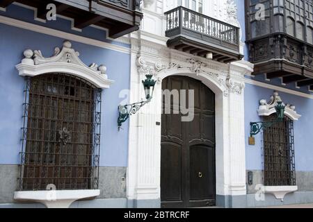 Casa de Osambela ora il Centro Culturale Inca Garcilaso de la Vega, Lima Centro distretto, Lima, Perù, Sud America Foto Stock