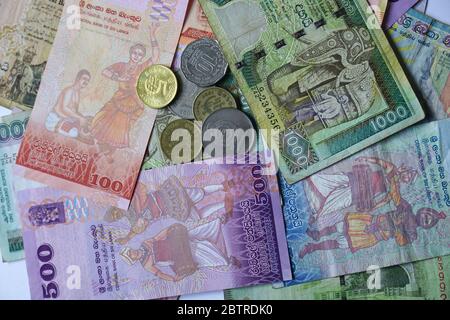 Rupia dello Sri Lanka, Sri Lanka-Rupie, LKR, Sri Lanka, Asia Foto Stock