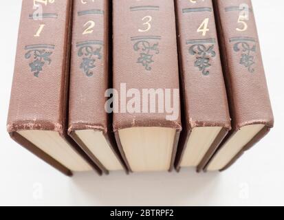 Collected Works of Robert Louis Stevenson, pubblicato per la prima volta nel 1981 in URSS. Foto Stock