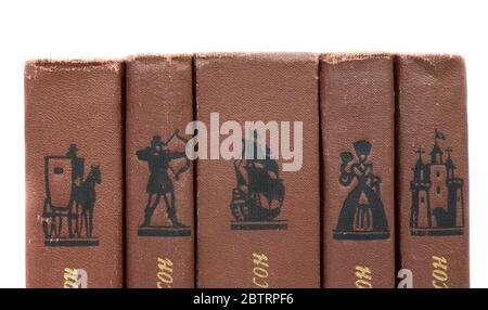Collected Works of Robert Louis Stevenson, pubblicato per la prima volta nel 1981 in URSS. Foto Stock