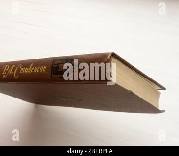 Collected Works of Robert Louis Stevenson, pubblicato per la prima volta nel 1981 in URSS. Foto Stock