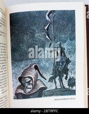 Collected Works of Robert Louis Stevenson, pubblicato per la prima volta nel 1981 in URSS. Foto Stock