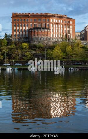 Psychologicum, sede della Facoltà di Scienze educative dell'Università di Helsinki sull'argine Siltavuori nel distretto di Kruununhaka di Helsinki, Finlandia Foto Stock