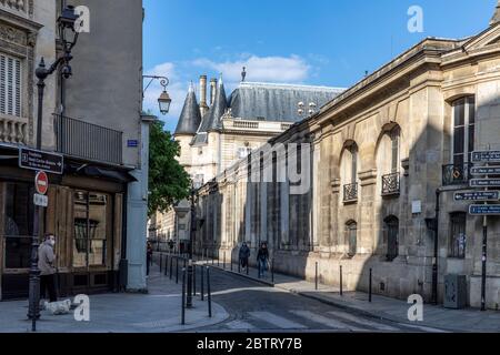 Parigi, Francia - 14 maggio 2020: Il monumento dell'Archivio Nazionale di Parigi Foto Stock
