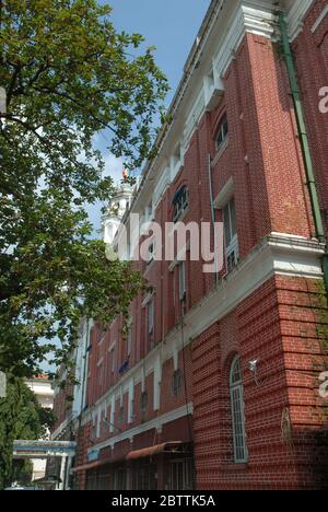 Yangon Custom House, Strand Road, Yangon, Myanmar. Foto Stock