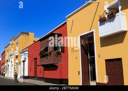 Independencia Street, Trujillo, Perù, Sud America Foto Stock