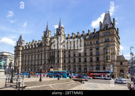 North Western Hall, edificio di alloggi per studenti in Lime Street, ex hotel, Liverpool. Foto Stock