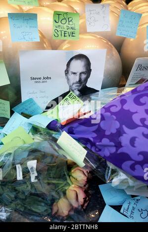 Omaggio a Steve Jobs Foto Stock