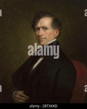 Franklin Pierce. Quattordicesimo presidente, 1853–1857"What Luck Frank Has", ha commentato Nathaniel Hawthorne quando ha iniziato a scrivere una biografia della sua amica permanente Franklin Pierce, candidato democratico al presidente nel 1852. Foto Stock