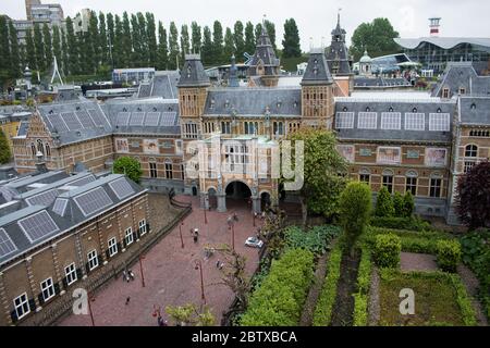 Miniatura Paesi Bassi in Madurodam mostra all'aperto Foto Stock