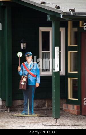 Ferrovia in Harz Mountains, Germania Foto Stock