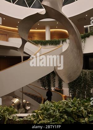 Modern architecture in the city. Foto Stock