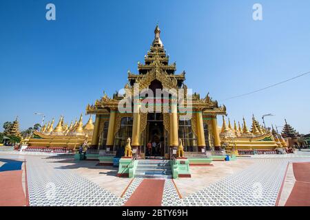 Shwemawdaw Pagoda, Bago, Myanmar (Birmania), Asia Foto Stock