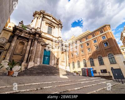 La chiesa di San Nicola da Tolentino - Roma, Italia Foto Stock