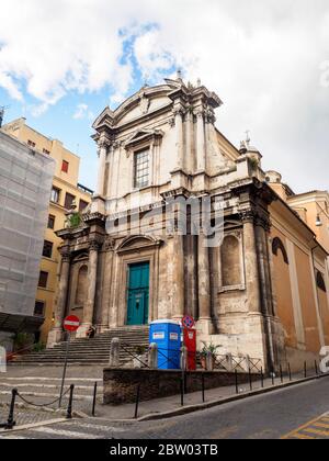 La chiesa di San Nicola da Tolentino - Roma, Italia Foto Stock