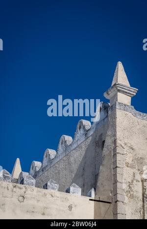 Iglesia de Santiago, una bella chiesa in stile barocco del 18 ° secolo, Merida, Yucatan, Messico Foto Stock