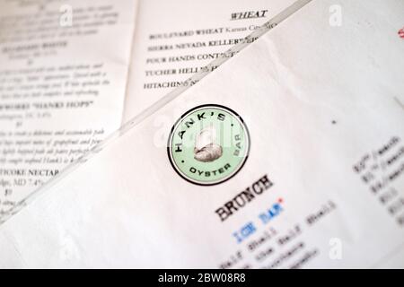 Hank’s Oyster Bar, Washington D.C., Stati Uniti Foto Stock