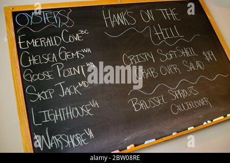 Hank’s Oyster Bar, Washington D.C., Stati Uniti Foto Stock