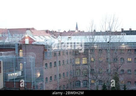 Die Justizvollzugsanstalt Görlitz ist eine Justizvollzugsanstalt JVA , Gefängnis, Knast, in der Stadt Görlitz in der Oberlausitz im Freistaat Sachsen. Foto Stock