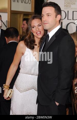 Jennifer Garner, ben Affleck al 64° Premio annuale Golden Globe - Arrivi che si è tenuto al Beverly Hilton di Beverly Hills, California. L'evento si è svolto lunedì 15 gennaio 2007. Photo by: SBM / PictureLux - file Reference N. 34006-1171SBMPLX Foto Stock