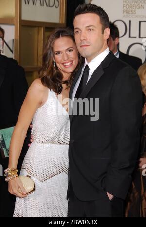 Jennifer Garner, ben Affleck al 64° Premio annuale Golden Globe - Arrivi che si è tenuto al Beverly Hilton di Beverly Hills, California. L'evento si è svolto lunedì 15 gennaio 2007. Photo by: SBM / PictureLux - file Reference N. 34006-1170SBMPLX Foto Stock