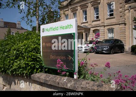 Nuffield Health Bristol Hospital il Chesterfields, un ospedale privato a Clifton, Bristol Foto Stock