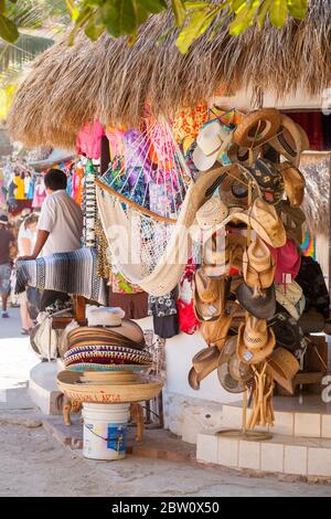 Negozio di un mercato tradizionale a Puerto Vallarta, Messico Foto Stock