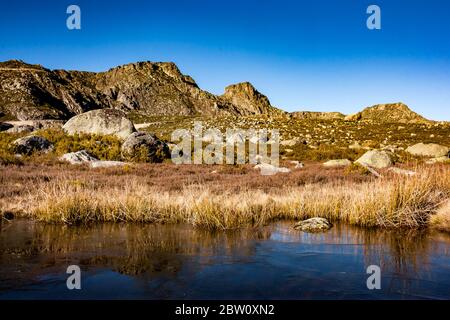 Mattina a nave de Santo António, Serra da Estrela (Portogallo) Foto Stock