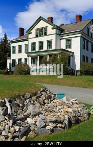 Degli ufficiali di fila, Fort Seward, Haines, Lynn Canal, Alaska, STATI UNITI D'AMERICA Foto Stock