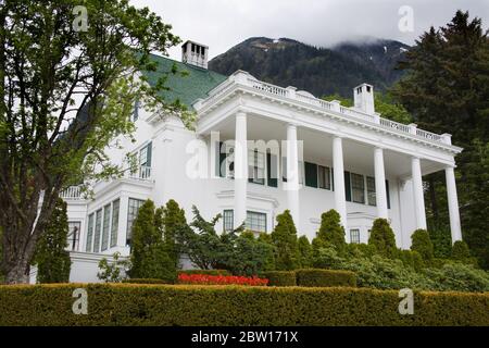 Casa del governatore, Juneau, Alaska sudorientale, Stati Uniti Foto Stock