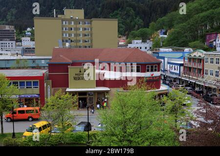 Il centro di Juneau, Alaska, STATI UNITI D'AMERICA Foto Stock