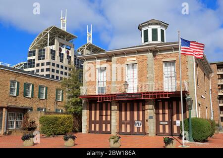 Phoenix Fire Museum, Mobile, Alabama, STATI UNITI D'AMERICA Foto Stock