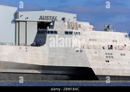 Austal Shipyard, Mobile, Alabama, Stati Uniti Foto Stock