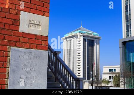 King Memorial Baptist Church, Dexter Avenue, Montgomery, Alabama, Stati Uniti Foto Stock