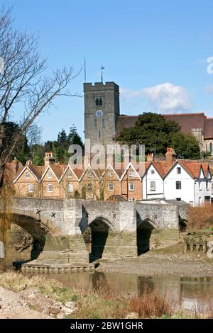 Aylesford villaggio vicino Maidstone in Kent Foto Stock