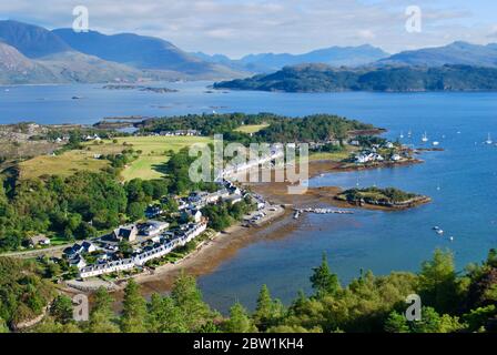 Plockton, Highlands, Scozia, Regno Unito Foto Stock