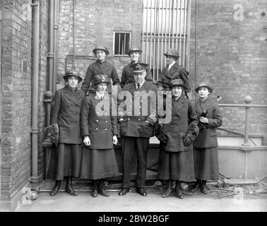 Chiavi, autisti. Aprile 1918 Foto Stock