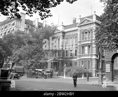 Istituzione di ingegneri elettrici, Victoria Embankment. 7 settembre 1928 Foto Stock