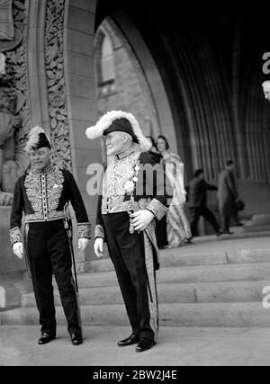 Il giro reale del Canada e degli Stati Uniti da re George VI e la Regina Elisabetta 1939 - Ottawa Foto Stock