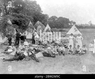 Woolwich Arsenal Boys Camp a Stanford-le-Hope. Foto Stock