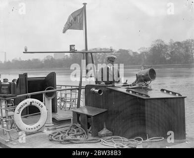 Capitano Withams di Tamigi Tolams . 9 maggio 1934 Foto Stock