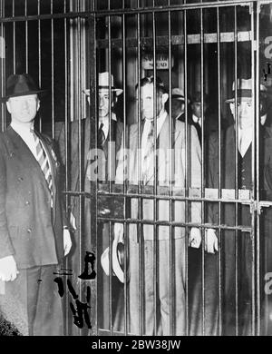 Hauptman in carcere presso la polizia di New York . 28 settembre 1934 Foto Stock