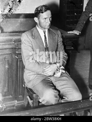 Hauptman in carcere presso la polizia di New York . 28 settembre 1934 Foto Stock