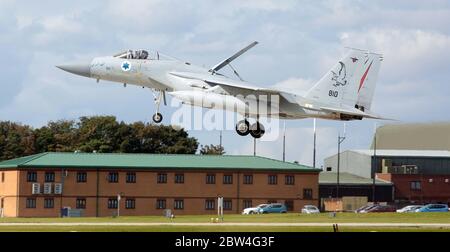 MDD F-15C Eagle, 810 anni, della 133 Sqn, forza aerea israeliana a RAF Waddington durante la Excercise Cobra Warrior, Waddington, Regno Unito, 4 settembre 20 Foto Stock