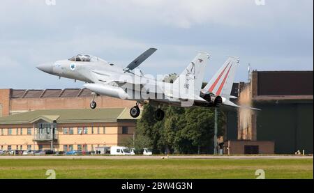 MDD F-15C Eagle, 810 anni, della 133 Sqn, forza aerea israeliana a RAF Waddington durante la Excercise Cobra Warrior, Waddington, Regno Unito, 4 settembre 20 Foto Stock