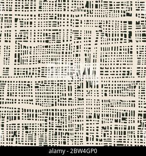 texture con pennellate senza giunture - modello tradizionale giapponese a stencil per textile Foto Stock