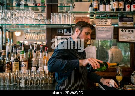 Juliette, ristorante francese a Williamsburg, Brooklyn Foto Stock