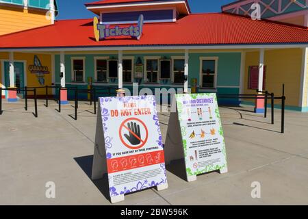 Henderson NV, Stati Uniti. 29 maggio 2020. Fase 2 riapertura di palestre e parchi acquatici a Henderson, Nevada, il 29 maggio 2020. Credit: Damairs carter/Media Punch/Alamy Live News Foto Stock